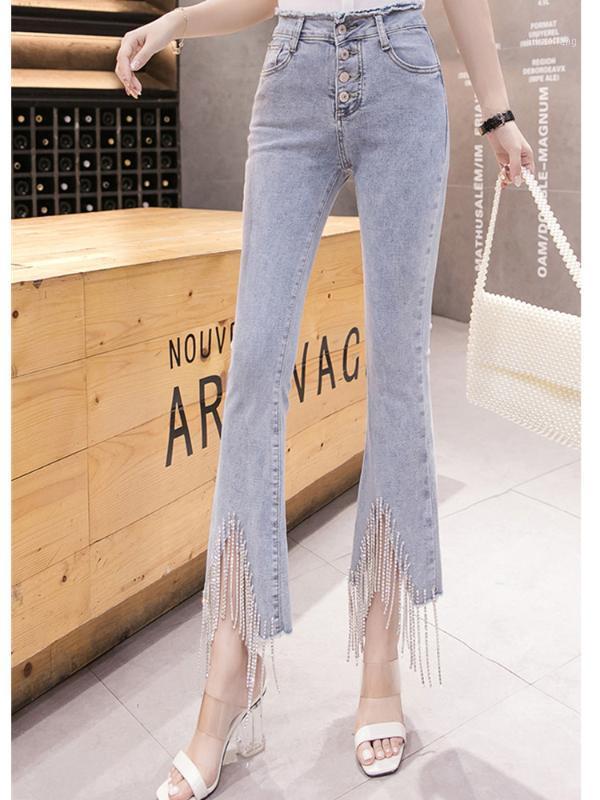 JUJULAND Flare Set auger Jeans Woman Denim Trousers Vintage Women Clothes Fall High Waist Pants Stretchy Jeans 66211, Blue
JUJULAND Flare Set auger Jeans Woman Denim Trousers Vintage Women Clothes Fall High Waist Pants Stretchy Jeans 66211, Blue