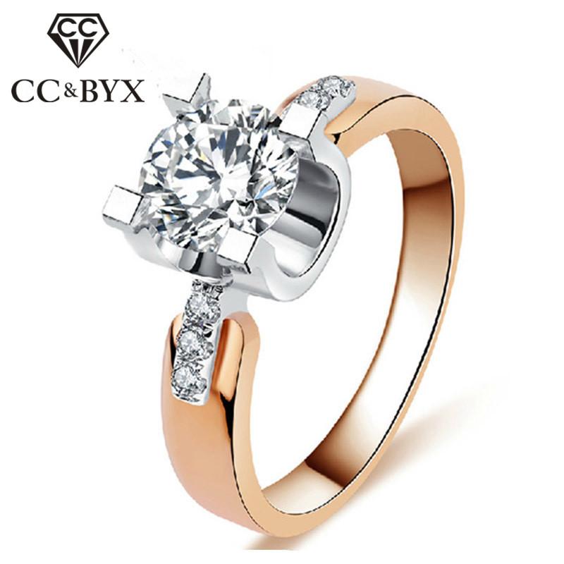 Cubic Zirconia Wedding Rings For Women Rose Gold color 1.5 Carat CZ Women Rings Jewelry Bijoux 18KR015 
Cubic Zirconia Wedding Rings For Women Rose Gold color 1.5 Carat CZ Women Rings Jewelry Bijoux 18KR015