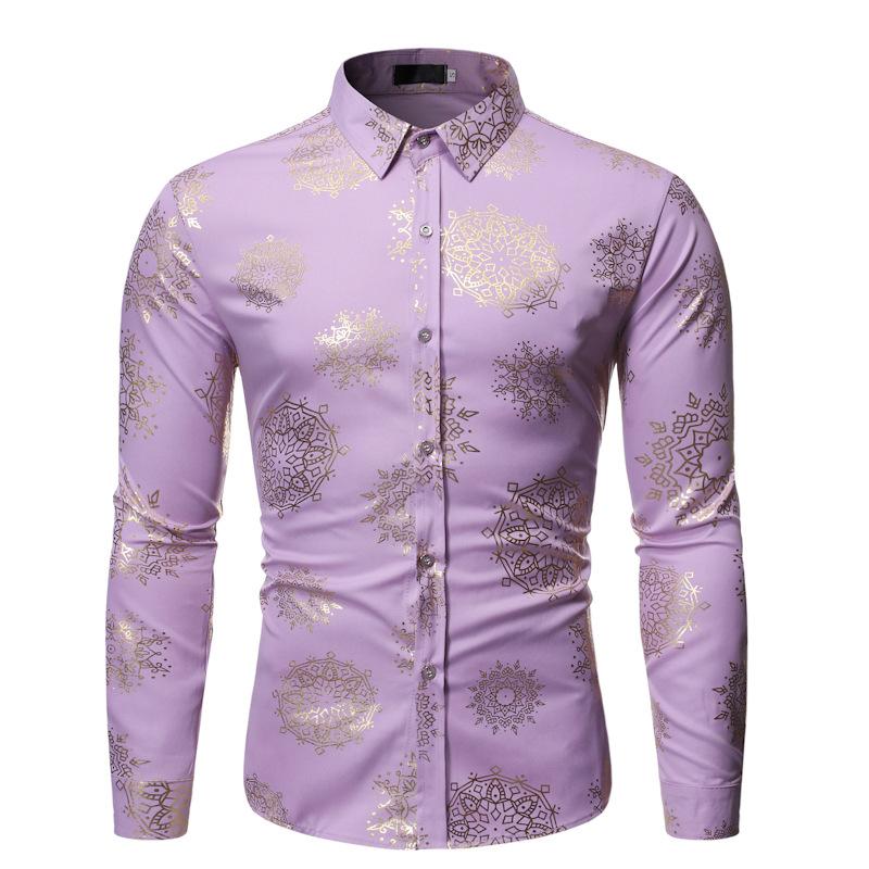 Fashion Bronzing Floral Shirt Men Chemise Homme 2020 Brand Slim Fit Long Sleeve Mens Dress Shirts Business Wedding Tuxedo Shirt, White
Fashion Bronzing Floral Shirt Men Chemise Homme 2020 Brand Slim Fit Long Sleeve Mens Dress Shirts Business Wedding Tuxedo Shirt, White