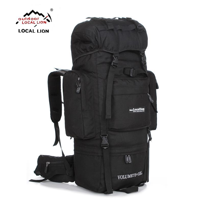LOCALLION Large 85L outdoor bag climbing backpacks Hiking multifunctional backpack big capacity Rucksack camping sports bags, Black
LOCALLION Large 85L outdoor bag climbing backpacks Hiking multifunctional backpack big capacity Rucksack camping sports bags, Black
