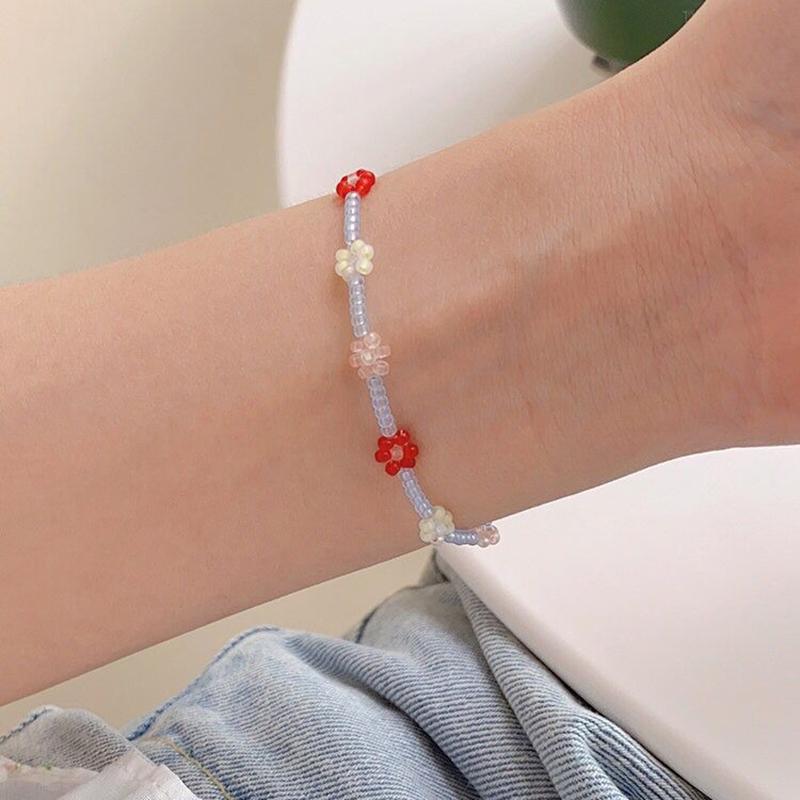 Charm Bracelets Girls Colorful Plastic Beads Small Flower Women Boho Jewelry Geometric Retro Bracelet Wedding Birthday
Charm Bracelets Girls Colorful Plastic Beads Small Flower Women Boho Jewelry Geometric Retro Bracelet Wedding Birthday