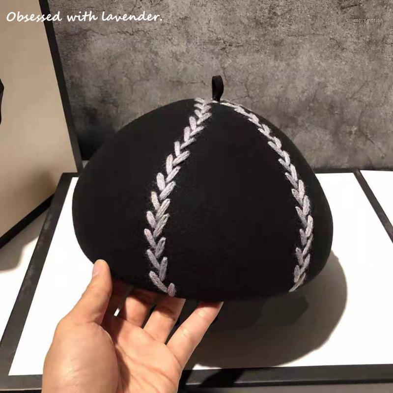 Obsessed with lavender. Hat women fall/winter stereo berets black retro tweed Japanese pure wool Joker bud hat1, 56-58cm
Obsessed with lavender. Hat women fall/winter stereo berets black retro tweed Japanese pure wool Joker bud hat1, 56-58cm