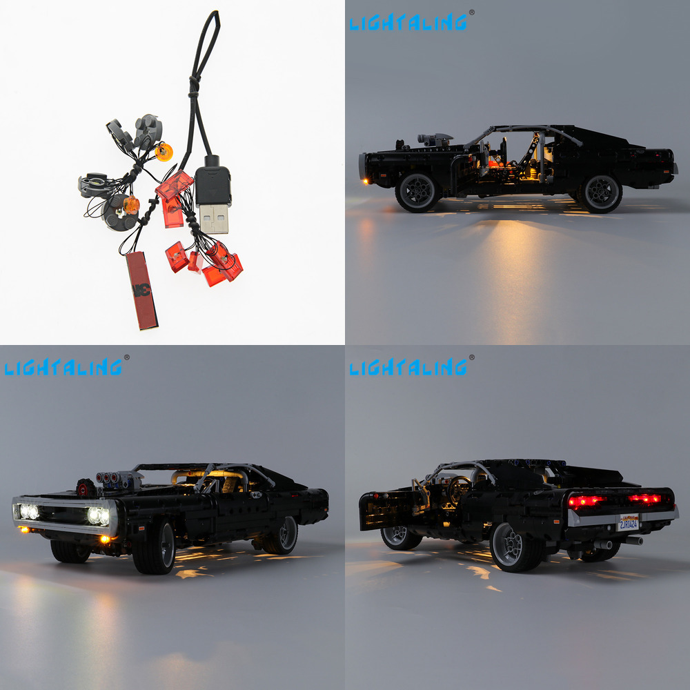 Lightaling Led Light Kit For Technic Dom's Dodge Charger Toys Building Blocks Compatible With 42111 ( Lighting Set Only ) Q1222
Lightaling Led Light Kit For Technic Dom's Dodge Charger Toys Building Blocks Compatible With 42111 ( Lighting Set Only ) Q1222