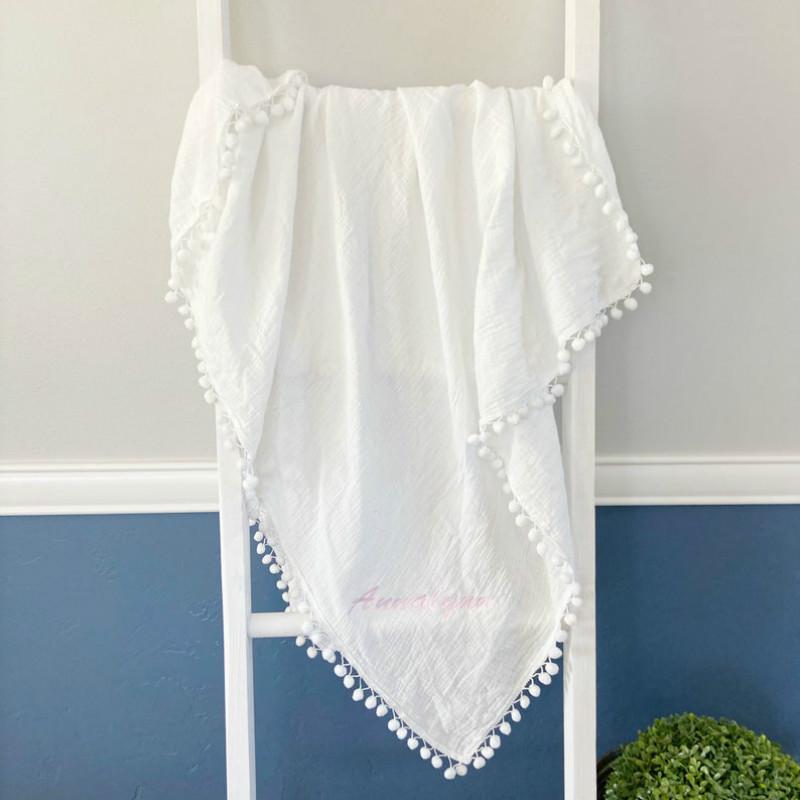 Pom Pom Swaddle Baby Blanket Muslin Swaddle Fringe Cotton Baby Blankets newborn Blanket Sleeping Quilt, Purple
Pom Pom Swaddle Baby Blanket Muslin Swaddle Fringe Cotton Baby Blankets newborn Blanket Sleeping Quilt, Purple