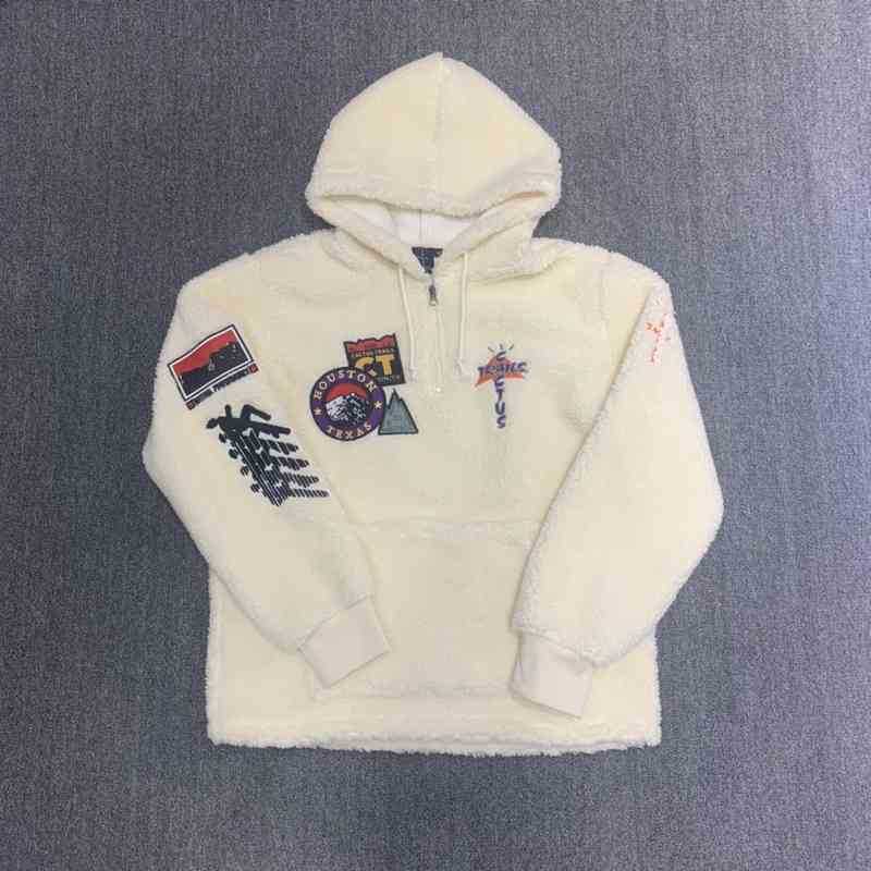 Travis/scott Cactus Trails Sherpa Thickened Cashmere Hoodie Sweater Jacket, Lamb white
Travis/scott Cactus Trails Sherpa Thickened Cashmere Hoodie Sweater Jacket, Lamb white