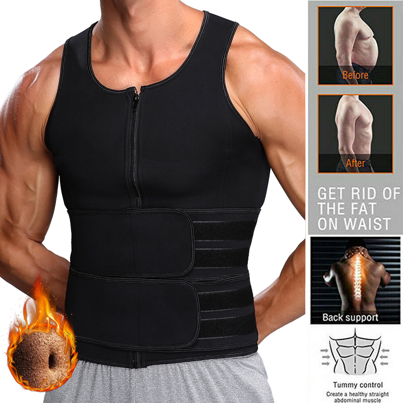 Men Waist Trainer Vest Neoprene Sauna Suit for Men Waist Trainer Vest Zipper Body Shaper with Adjustable Tank Top Faja Shapewear, Black;brown
Men Waist Trainer Vest Neoprene Sauna Suit for Men Waist Trainer Vest Zipper Body Shaper with Adjustable Tank Top Faja Shapewear, Black;brown