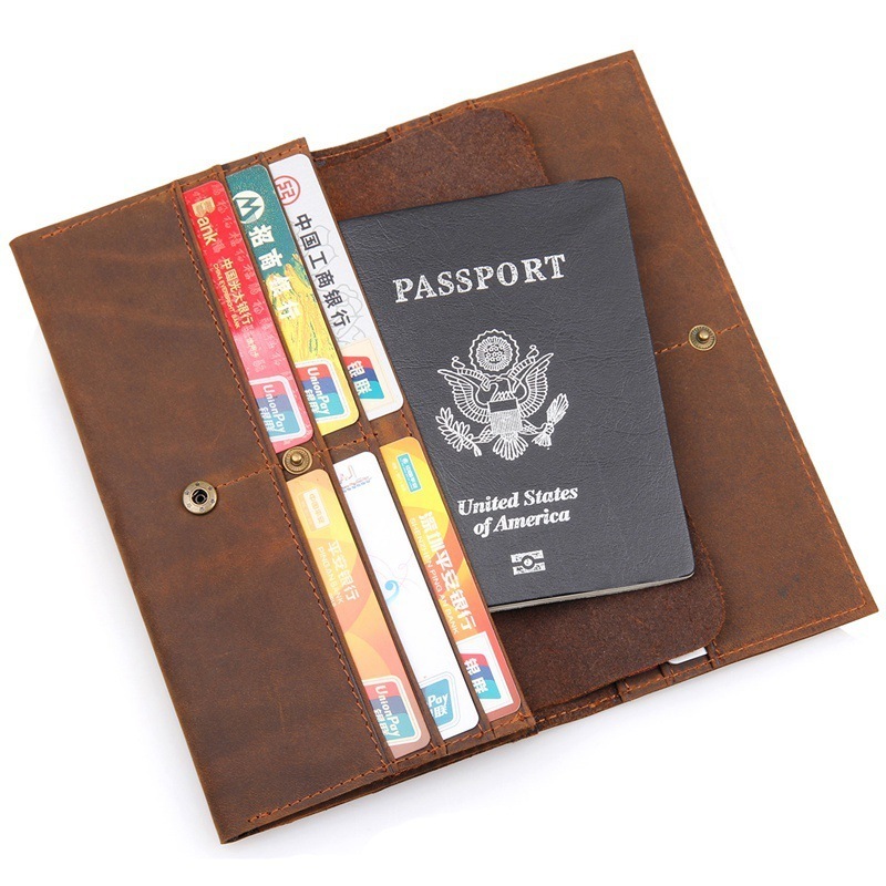 2020 Wallets Men's Form of Genuine Leather Crazy Horse with Card Support From Vintage Long Wallet Clutch Bag Pulse Adbv, Dark brown.
2020 Wallets Men's Form of Genuine Leather Crazy Horse with Card Support From Vintage Long Wallet Clutch Bag Pulse Adbv, Dark brown.