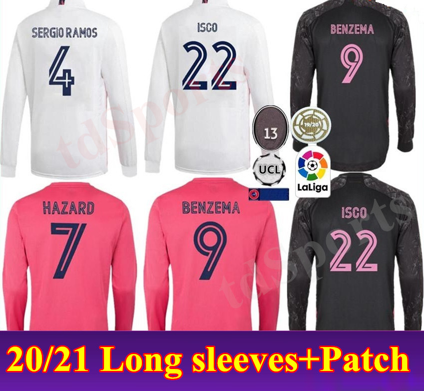 20 21 Real Madrid adult HAZARD MODRIC Long Sleeves Men Soccer Jerseys SERGIO RAMOS BENZEMA ISCO KROOS MARIANO Home Away 3rd Football Shirt
20 21 Real Madrid adult HAZARD MODRIC Long Sleeves Men Soccer Jerseys SERGIO RAMOS BENZEMA ISCO KROOS MARIANO Home Away 3rd Football Shirt