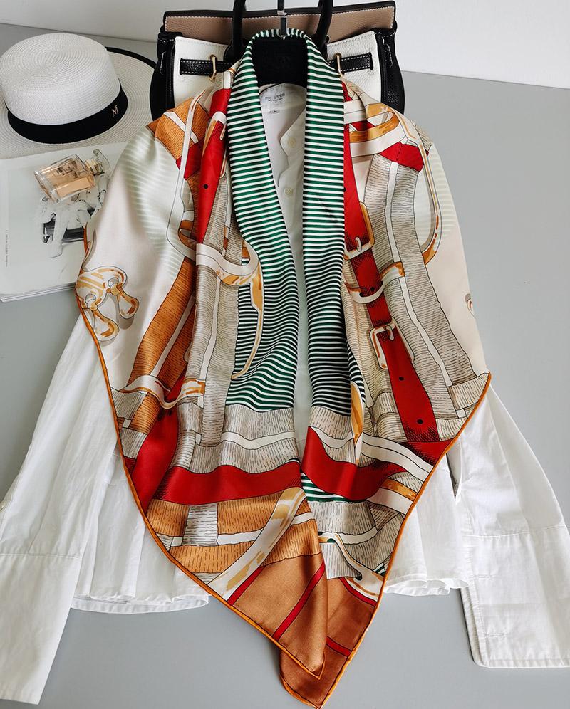 Scarves Women's 100% Pure Silk 12mm Satin Printed Big Square Scarf Wrap Kerchief 108cm 42.5" WD012-1
Scarves Women's 100% Pure Silk 12mm Satin Printed Big Square Scarf Wrap Kerchief 108cm 42.5" WD012-1