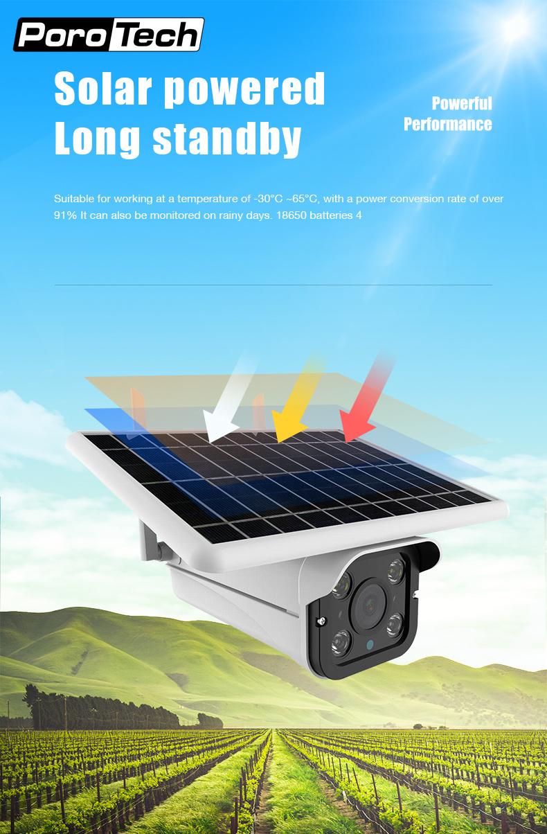 Solar Powered WiFi IP Camera Outdoor IP66 waterproof Charging Battery Wireless Security Camera PIR Surveillance CCTV
Solar Powered WiFi IP Camera Outdoor IP66 waterproof Charging Battery Wireless Security Camera PIR Surveillance CCTV