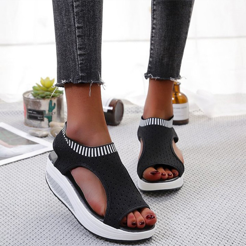 New Women Sandals Slip on Summer Shoes Woman Peep Toe Casual Thick Plus Size Fashion Footwear 2021 Mt92, Red
New Women Sandals Slip on Summer Shoes Woman Peep Toe Casual Thick Plus Size Fashion Footwear 2021 Mt92, Red