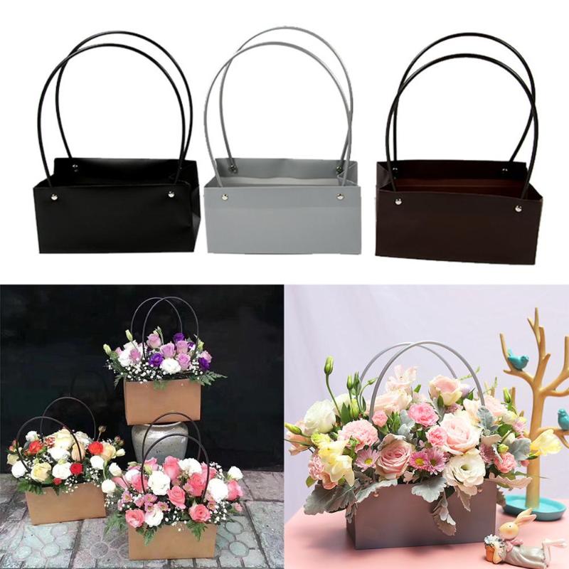 Kraft Paper Bag Flower Box Handbag Waterproof Bouquet Florist Gift Bags Valentine's Day Rose Boxes Party Decoration
Kraft Paper Bag Flower Box Handbag Waterproof Bouquet Florist Gift Bags Valentine's Day Rose Boxes Party Decoration