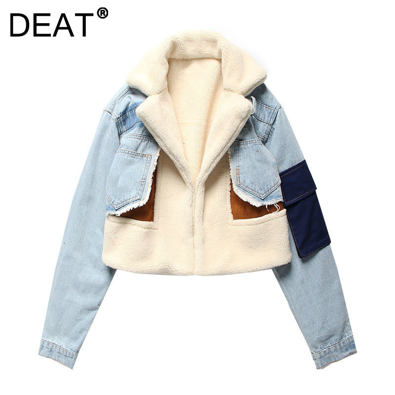 DEAT Leisure Full Sleeve Wool Liner Wde Waisted Turn Down Collar Women Slim Patchwork Woolen Coat 2021 Autumn Winter New TD659, Black
DEAT Leisure Full Sleeve Wool Liner Wde Waisted Turn Down Collar Women Slim Patchwork Woolen Coat 2021 Autumn Winter New TD659, Black