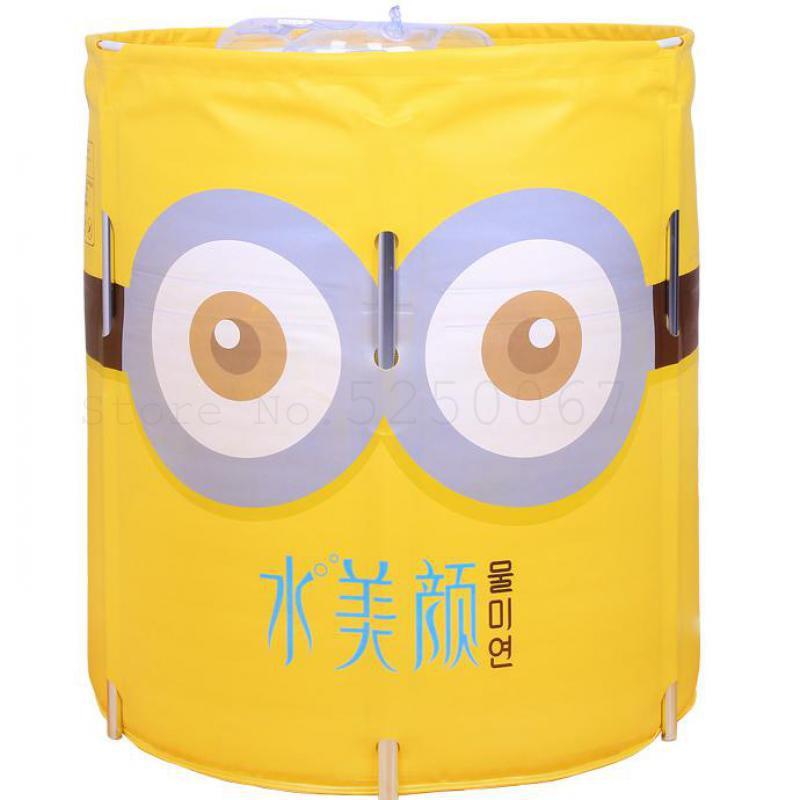 Adult Folding Bath Barrel, Children Bath Barrel, Thickening Household B