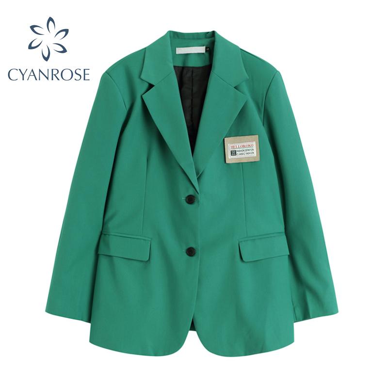 Women Blazer Coats autumn winter Korean Casual Harajuku long sleeve Fashion female streetwearjacket Outerwear Stylish Tops, Black
Women Blazer Coats autumn winter Korean Casual Harajuku long sleeve Fashion female streetwearjacket Outerwear Stylish Tops, Black