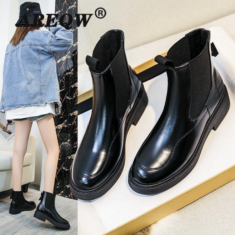 Women's 2020 New Front Zipper Short Boots Women's Thick Heel Vintage Boots Middle Tube Inverted, Black
Women's 2020 New Front Zipper Short Boots Women's Thick Heel Vintage Boots Middle Tube Inverted, Black