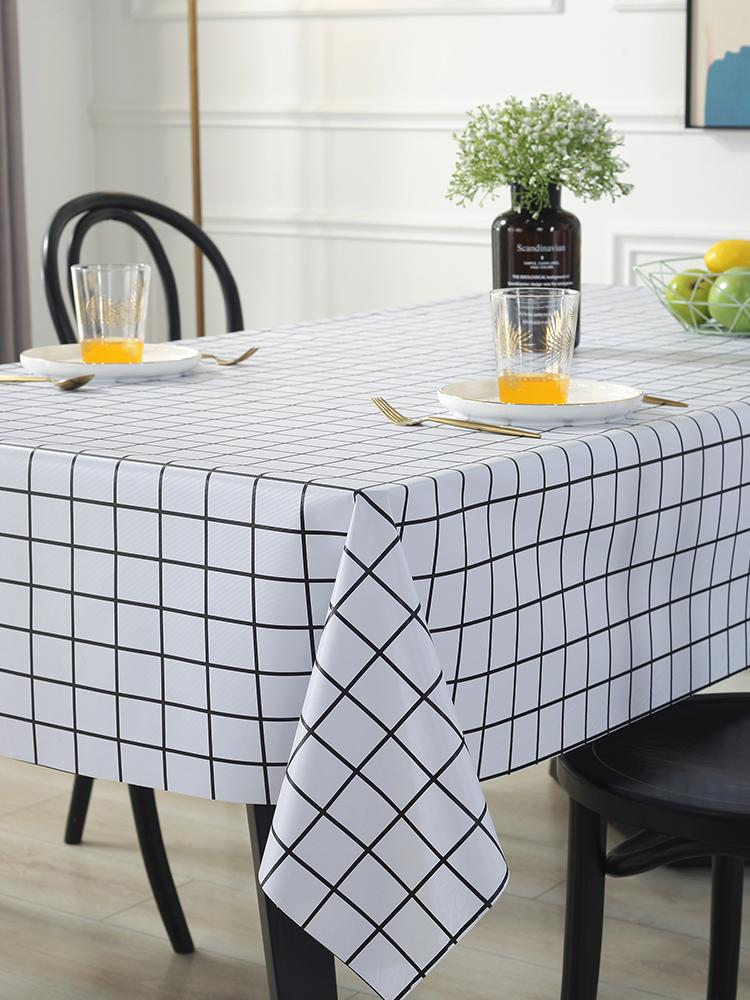 PVC Waterproof Tablecloth Simple Square Pattern Tablecloth Picnic Plastic Oil Proof Home Decoration Wedding Party, Coffee plaid
PVC Waterproof Tablecloth Simple Square Pattern Tablecloth Picnic Plastic Oil Proof Home Decoration Wedding Party, Coffee plaid