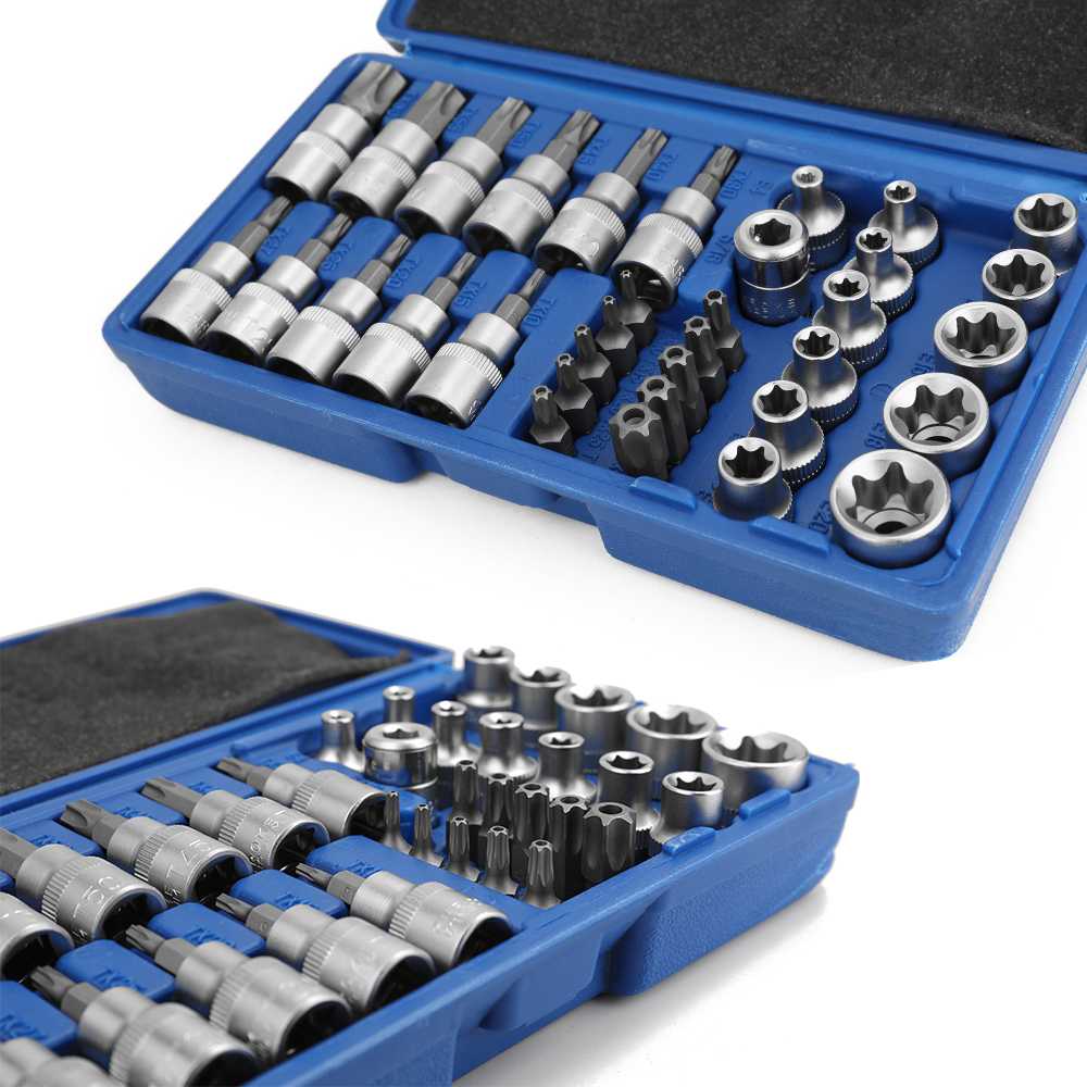 34PCS Pressure Batch Sleeve Group Sets SleeveHead Machine Motor Repairing Tool Socket Set Wrench Female Torx Male
34PCS Pressure Batch Sleeve Group Sets SleeveHead Machine Motor Repairing Tool Socket Set Wrench Female Torx Male