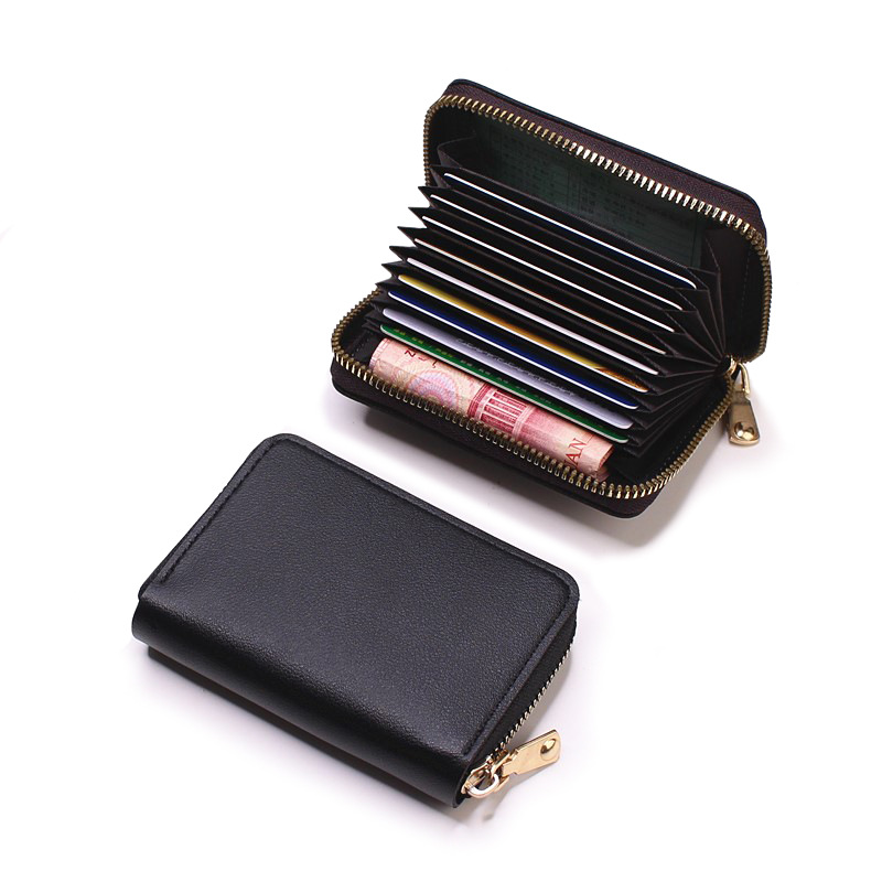 ID card holders case wallet for women business PU leather zipper solid color cardholder bag accordion design travel credit card Purse, Customize
ID card holders case wallet for women business PU leather zipper solid color cardholder bag accordion design travel credit card Purse, Customize