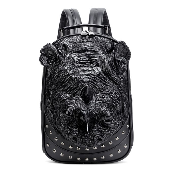 Cool Women 3D Owl Small Backpack High Quality Ladies Backpack Purse Cute Black Daypack for Girls boys bags