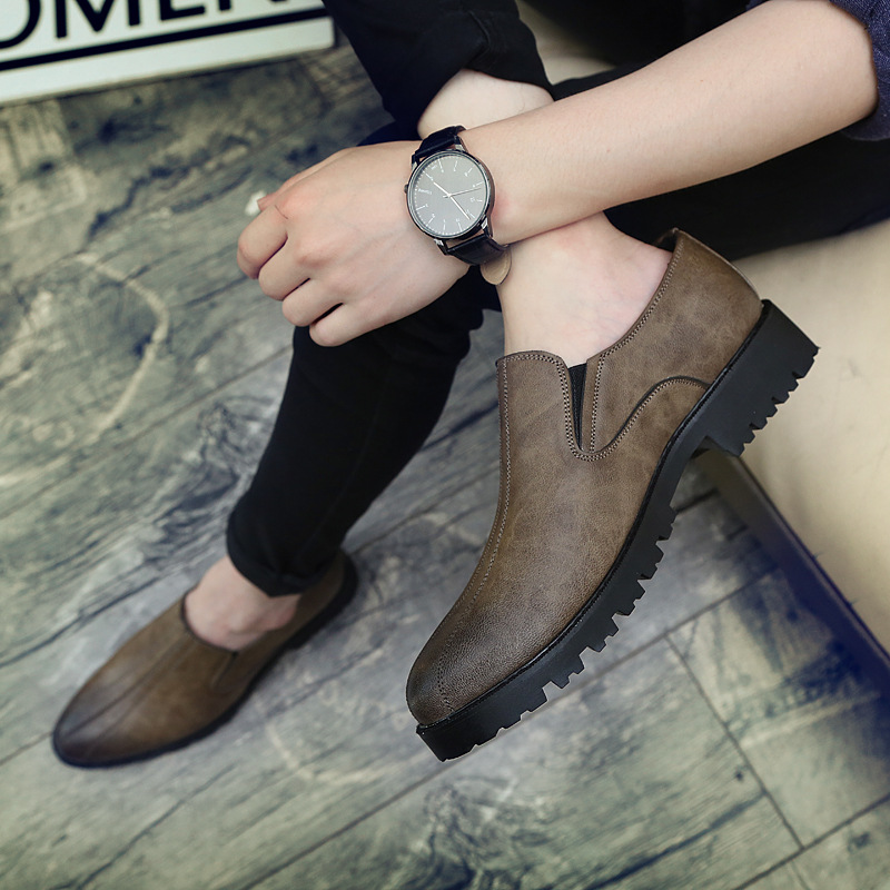 2020 New Cross-Border 2020 Autumn New Korean Mens Business Casual Shoes British Fashion Slip-on Leather Shoes Slip-on Lofter, Black
2020 New Cross-Border 2020 Autumn New Korean Mens Business Casual Shoes British Fashion Slip-on Leather Shoes Slip-on Lofter, Black
