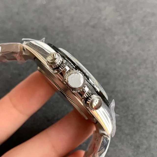 Clean 904L Super Watch 12.3mm ultra thin ETA CAL.4130 Chronograph Working 40mm Cosmograph panda 116500 Ceramic waterproof Automatic mechanical Mens Wa