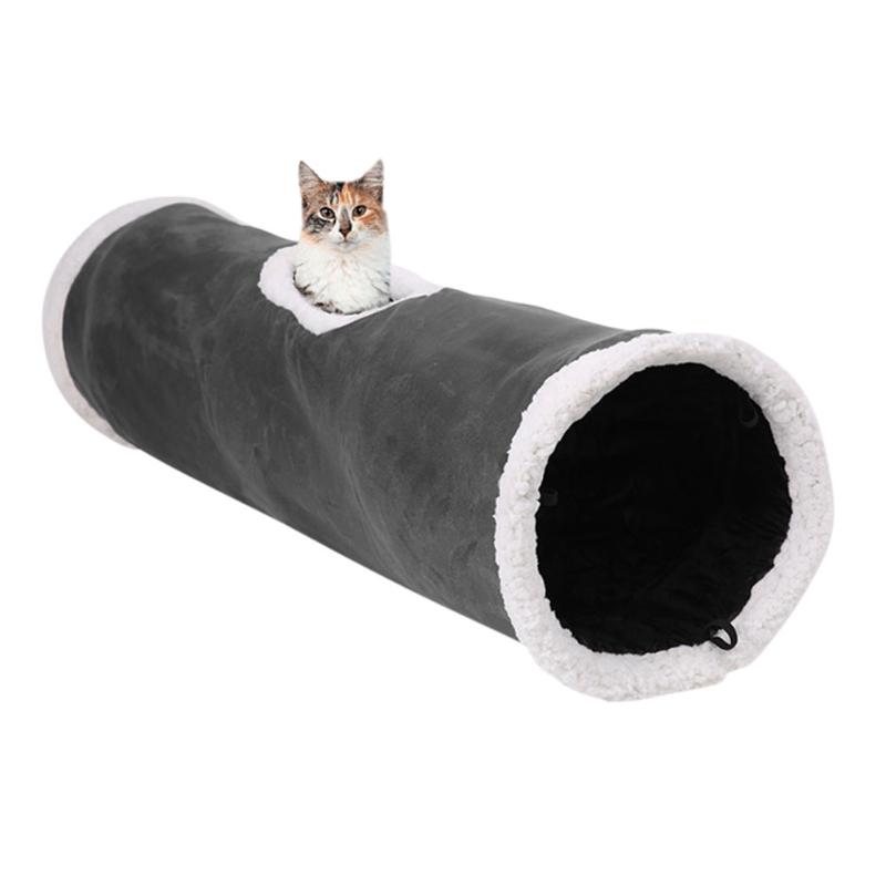 Collapsible Pet Cat Puppy Ferrets Tunnel Indoor Outdoor Automn Winter Suede Hideaway Crinkle Tube Kitten Toys
Collapsible Pet Cat Puppy Ferrets Tunnel Indoor Outdoor Automn Winter Suede Hideaway Crinkle Tube Kitten Toys