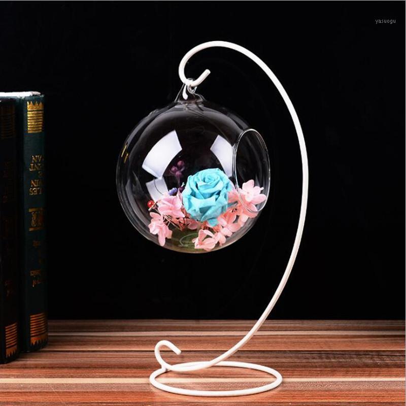 Diameter=10cm Transparent Glass Terrarium Vase White Metal Stand Wedding Decoration Prop Glass Hanger Friend Birthday Gift1
Diameter=10cm Transparent Glass Terrarium Vase White Metal Stand Wedding Decoration Prop Glass Hanger Friend Birthday Gift1