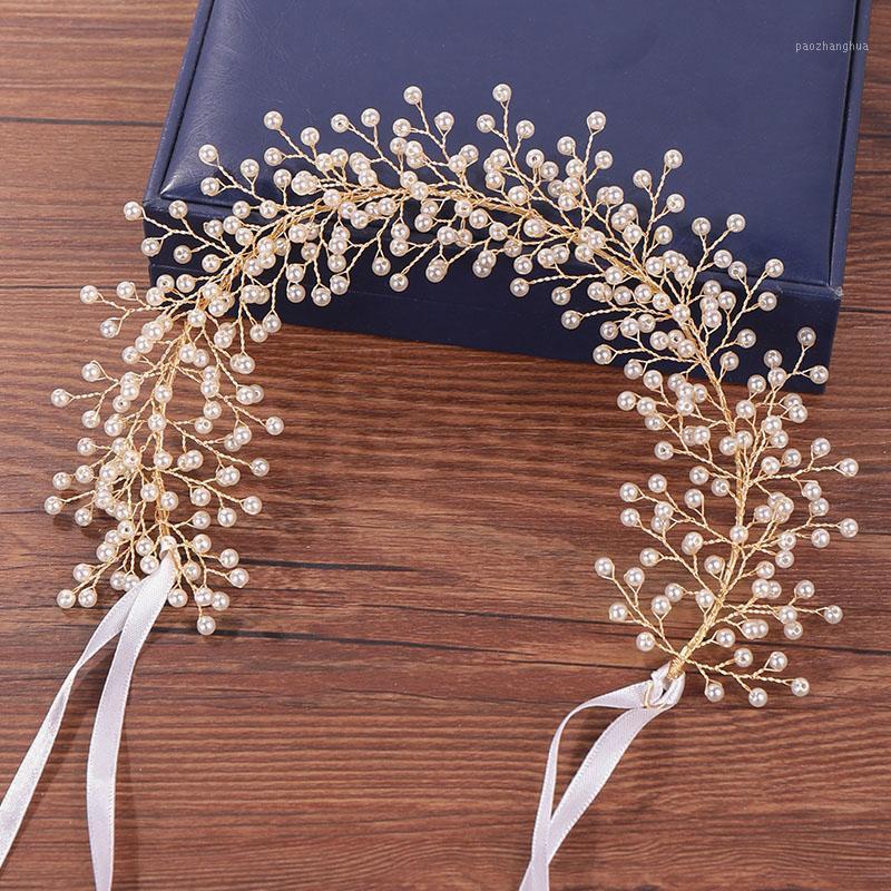 Pearl Headband Wedding Tiaras Head Ornaments Gold Bride Hairband Hair Jewelry Clips & Barrettes, Golden;silver
Pearl Headband Wedding Tiaras Head Ornaments Gold Bride Hairband Hair Jewelry Clips & Barrettes, Golden;silver