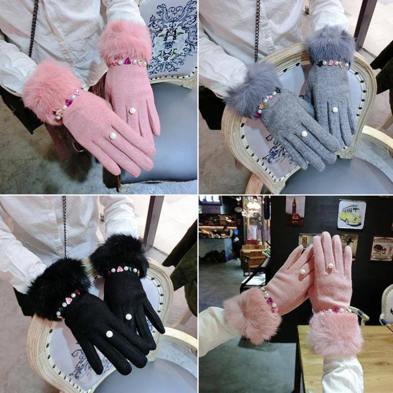Cashmere Blended Women Gloves Winter Pearl Imitation Ladies Gloves Wrist Solid Thicken Women Fingerless Mittens AGL264
Cashmere Blended Women Gloves Winter Pearl Imitation Ladies Gloves Wrist Solid Thicken Women Fingerless Mittens AGL264