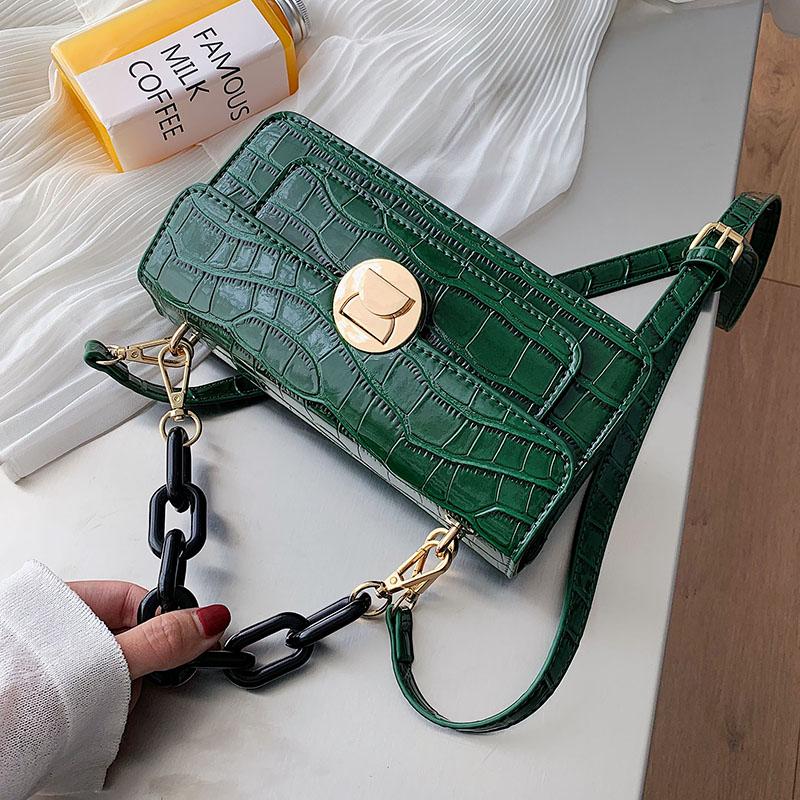 Chain Designer Stone Pattern PU Leather Crossbody Bags For Women 2021 Luxury Quality Shoulder Simple Bag Handbags and Purses, Black
Chain Designer Stone Pattern PU Leather Crossbody Bags For Women 2021 Luxury Quality Shoulder Simple Bag Handbags and Purses, Black