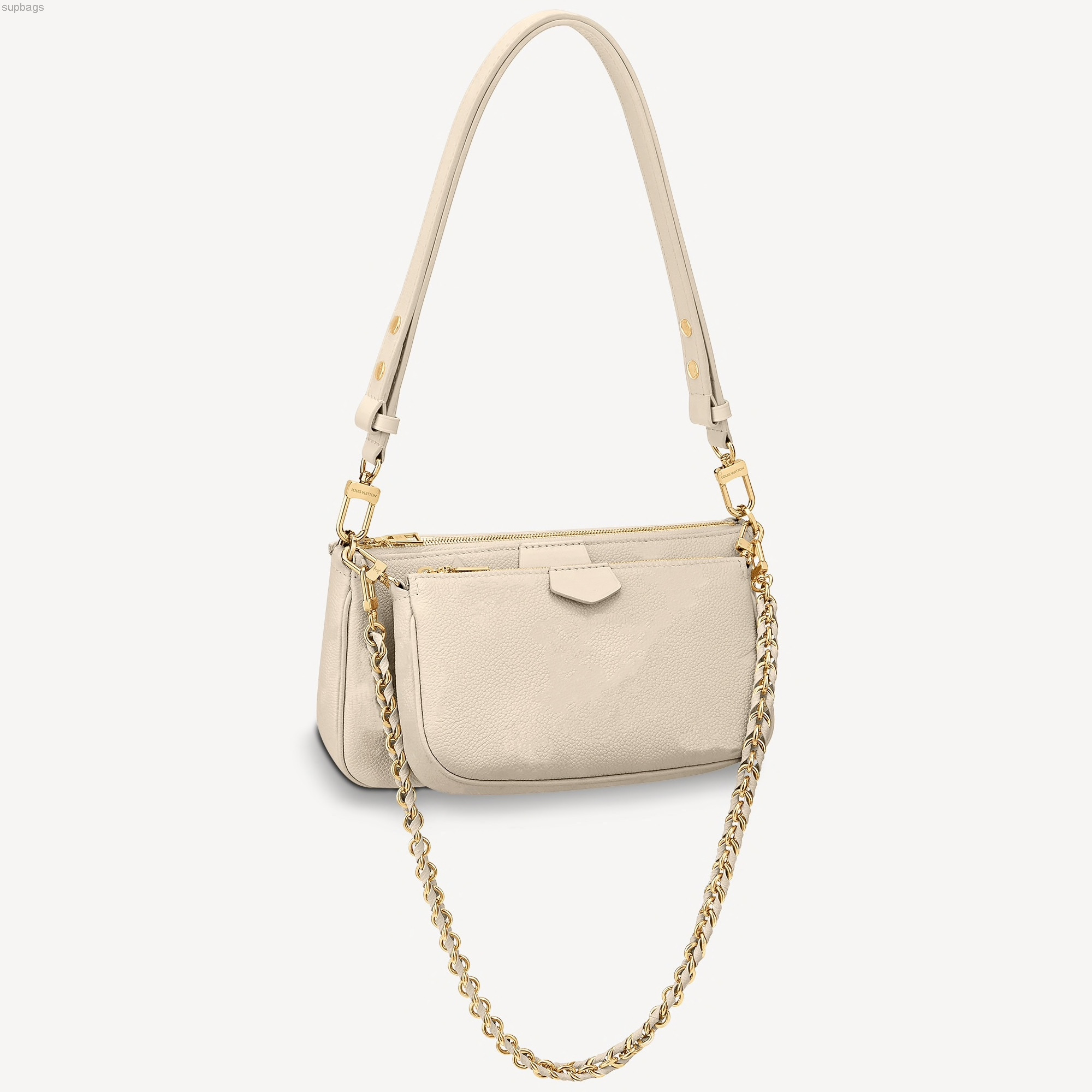 Top/Normal Quality Designer Woman Fashion Hobo Bag The Multi Pochette Accessoires cross-body Empreinte leather Cream And Black B-001, Black with cream pattern
Top/Normal Quality Designer Woman Fashion Hobo Bag The Multi Pochette Accessoires cross-body Empreinte leather Cream And Black B-001, Black with cream pattern