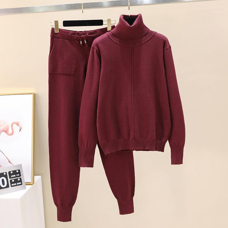2 Pieces Set Women Knitted Tracksuit Turtleneck Sweater+Carrot Jogging Pants Pullover Knitted Outwear New Fashion Z401, Khaki
2 Pieces Set Women Knitted Tracksuit Turtleneck Sweater+Carrot Jogging Pants Pullover Knitted Outwear New Fashion Z401, Khaki
