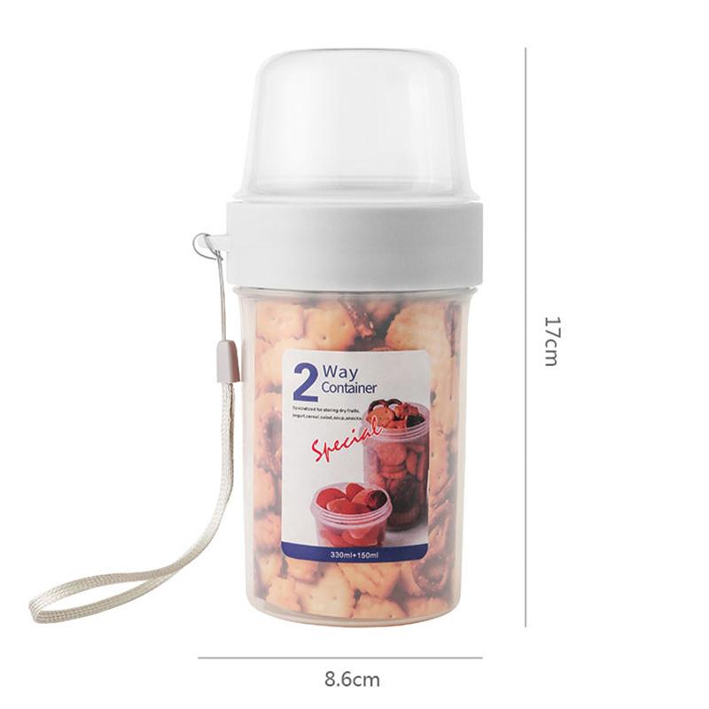 Fresh-keeping Box Double-layer Sealed Compartment Transparent Storage Box Breakfast Leak-proof Cup Type Storage HUG-Deal
Fresh-keeping Box Double-layer Sealed Compartment Transparent Storage Box Breakfast Leak-proof Cup Type Storage HUG-Deal