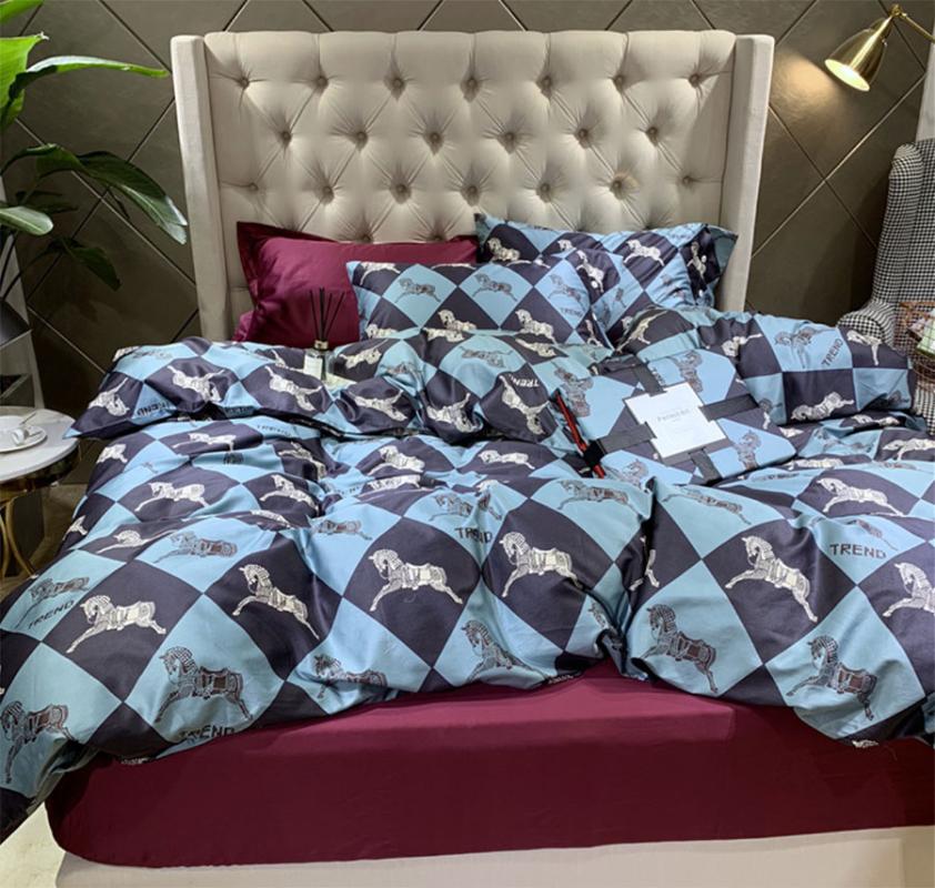 Modern design blue horse bedding set adult teen man boy, queen king cotton home textile bed sheet pillow case quilt cover, Picture color
Modern design blue horse bedding set adult teen man boy, queen king cotton home textile bed sheet pillow case quilt cover, Picture color