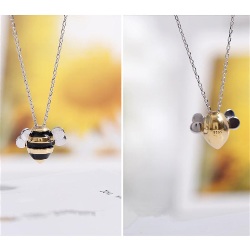 Silver Color Cute Bee Necklace For Women Exquisite Creative Korean Fashion Female Personality Pendant Jewelry Wholesale A055
Silver Color Cute Bee Necklace For Women Exquisite Creative Korean Fashion Female Personality Pendant Jewelry Wholesale A055
