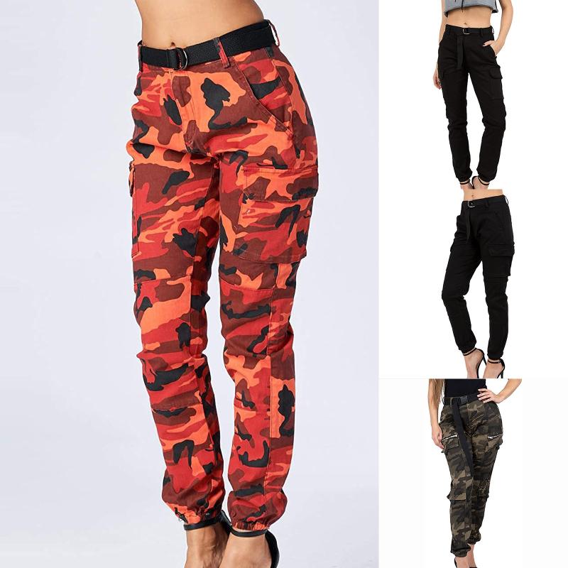 Autumn Winter Women' Trousers High Waist Slim Fit Jogger Cargo Camouflage Pants for With Matching Belt Casual Pant Streetwear #, Gray
Autumn Winter Women' Trousers High Waist Slim Fit Jogger Cargo Camouflage Pants for With Matching Belt Casual Pant Streetwear #, Gray