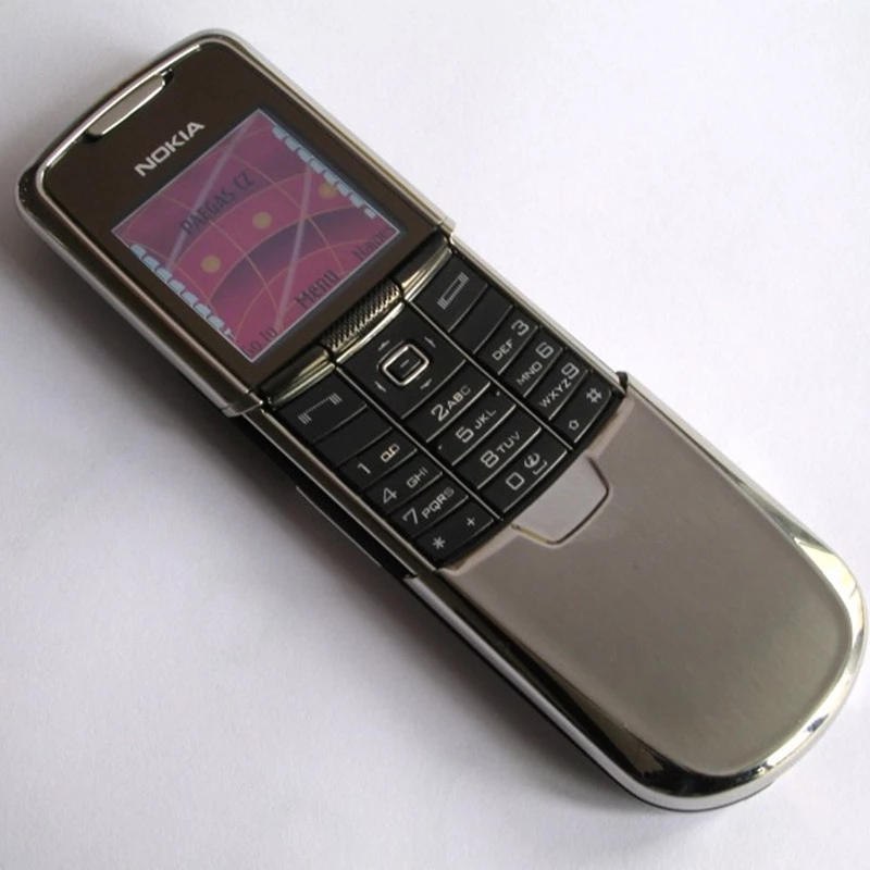 Nokia 8800 Original Mobile Phones English/Russian keyboard GSM FM Radio Bluetooth Refurbished Cellphone Gold Silver Black