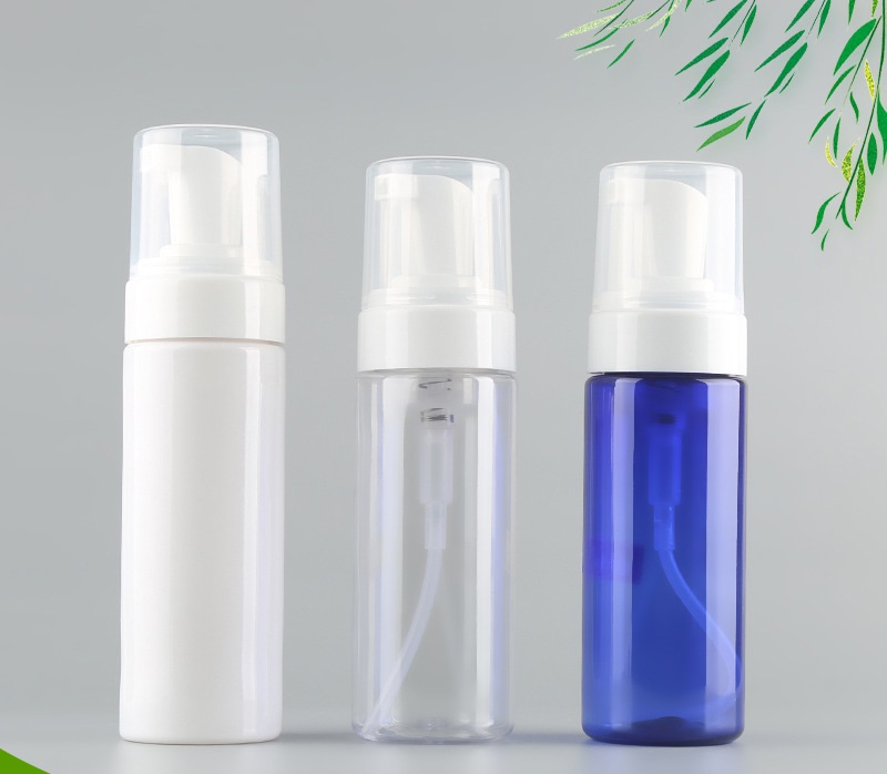 150ML 5oz Clear Plastic Liquid Soap Pump Bottle Travel Size Empty Mousse Foaming Soap Dispenser for Cosmetic Facial Cleanser WB3289
150ML 5oz Clear Plastic Liquid Soap Pump Bottle Travel Size Empty Mousse Foaming Soap Dispenser for Cosmetic Facial Cleanser WB3289