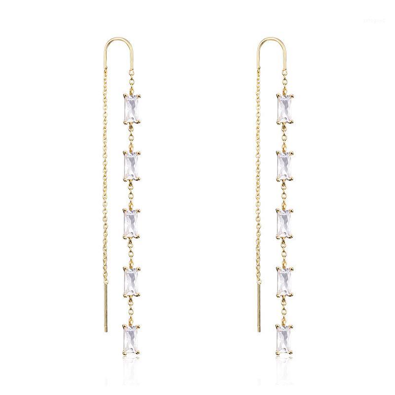 Dangle & Chandelier Luxury Cubic Zirconia Tassel Chain Long Earrings Gold Silver Color Ear Line Star/Square CZ Drop For Women Jewelry Gifts1
Dangle & Chandelier Luxury Cubic Zirconia Tassel Chain Long Earrings Gold Silver Color Ear Line Star/Square CZ Drop For Women Jewelry Gifts1