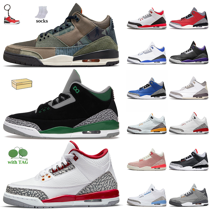 Patchwork Camo 3s Basketball Shoes With Box Jumpman 3 Cardinal Red UNC Racer Blue Pine Green Black Cement Rust Pink Cool Grey Women Mens Trainers Sneakers Size 36-47, # cardinal red 40-47
Patchwork Camo 3s Basketball Shoes With Box Jumpman 3 Cardinal Red UNC Racer Blue Pine Green Black Cement Rust Pink Cool Grey Women Mens Trainers Sneakers Size 36-47, # cardinal red 40-47