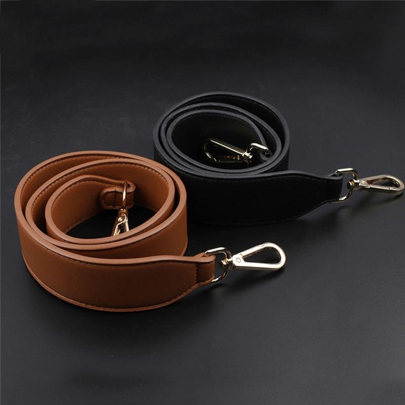 Bag Parts Accessories Solid Color Split Women Handles 90CM Messenger Strap Replacement Leather Female Shoulder Purses Belts