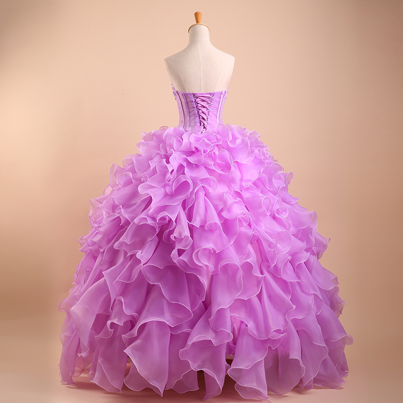 New Charming Puffy Lace Ball Gown Quinceanera Dresses 2020 Applique Sweet 16 Long Party Prom Gown Vestidos De 15 Anos