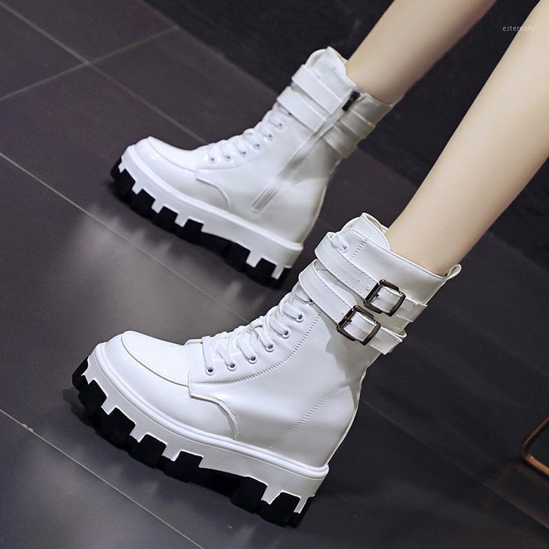 Winter Women's Mid-Calf Boots 2020 New Candy Color Patent Leather Shoes Autumn High Heel Motorcycle Boots For Woman Warm Shoes1, White
Winter Women's Mid-Calf Boots 2020 New Candy Color Patent Leather Shoes Autumn High Heel Motorcycle Boots For Woman Warm Shoes1, White