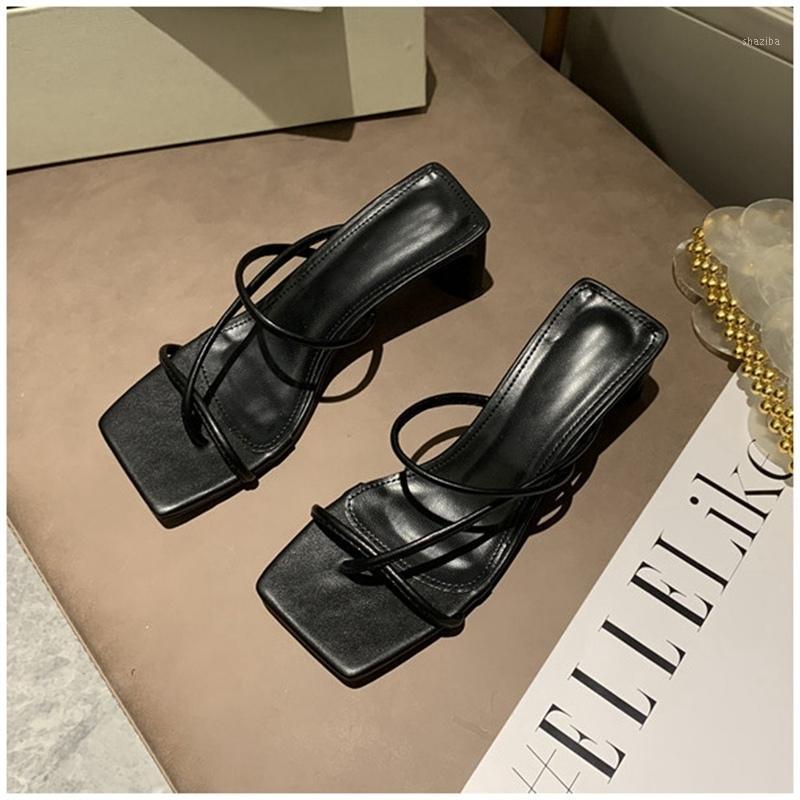 2020 Summer Women Slipper Square High Heel Slides Female Peep Toe Sandal Vacation Flip Flops mujer Shoes1, Black
2020 Summer Women Slipper Square High Heel Slides Female Peep Toe Sandal Vacation Flip Flops mujer Shoes1, Black