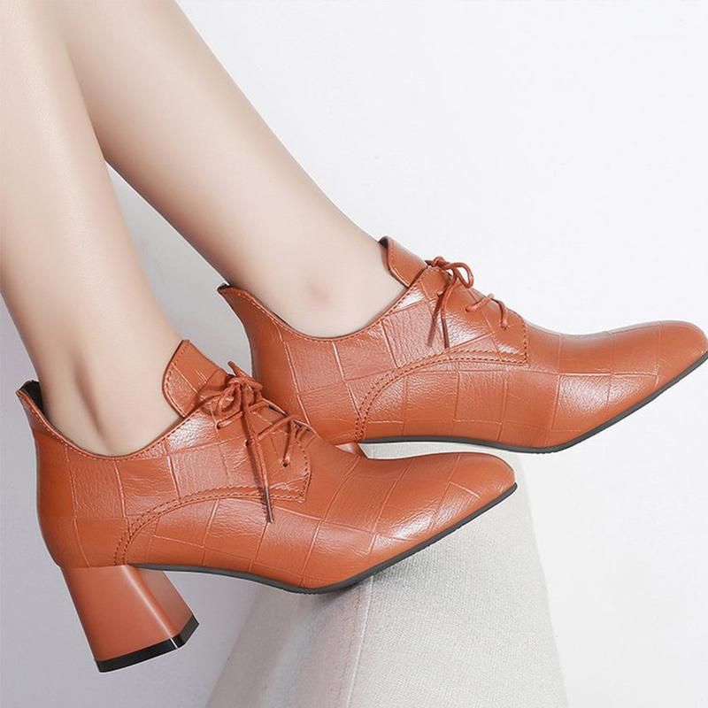 Fashion Shoes For Women Pu Leather High Heels Woman Pumps Office Ladies Shoes Lace Up 2020 Autumn Winter Female Comfort Footwear1, Black
Fashion Shoes For Women Pu Leather High Heels Woman Pumps Office Ladies Shoes Lace Up 2020 Autumn Winter Female Comfort Footwear1, Black