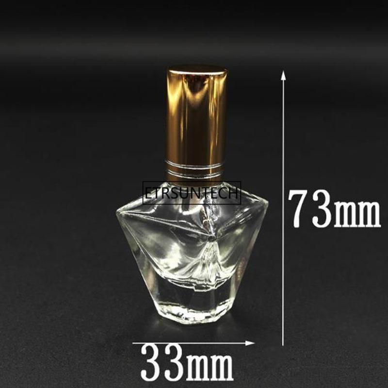 100pcs 10ml Empty Perfume Storage Bottles Glass Jars Spray Atomizer Refillable Bottle Scent Case with Travel