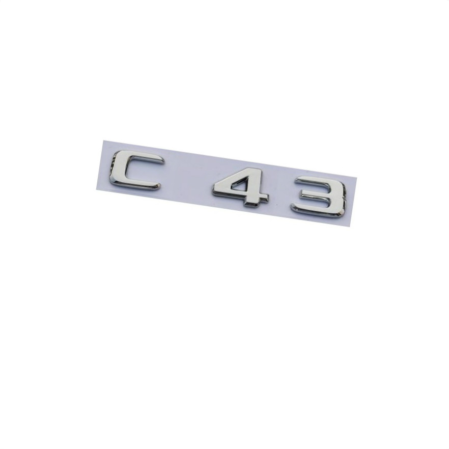 New Chrome ABS Rear Trunk Letters Badge Badges Emblem Emblems Sticker for Mercedes Benz C43 c240 AMG 2017 2019, White
New Chrome ABS Rear Trunk Letters Badge Badges Emblem Emblems Sticker for Mercedes Benz C43 c240 AMG 2017 2019, White