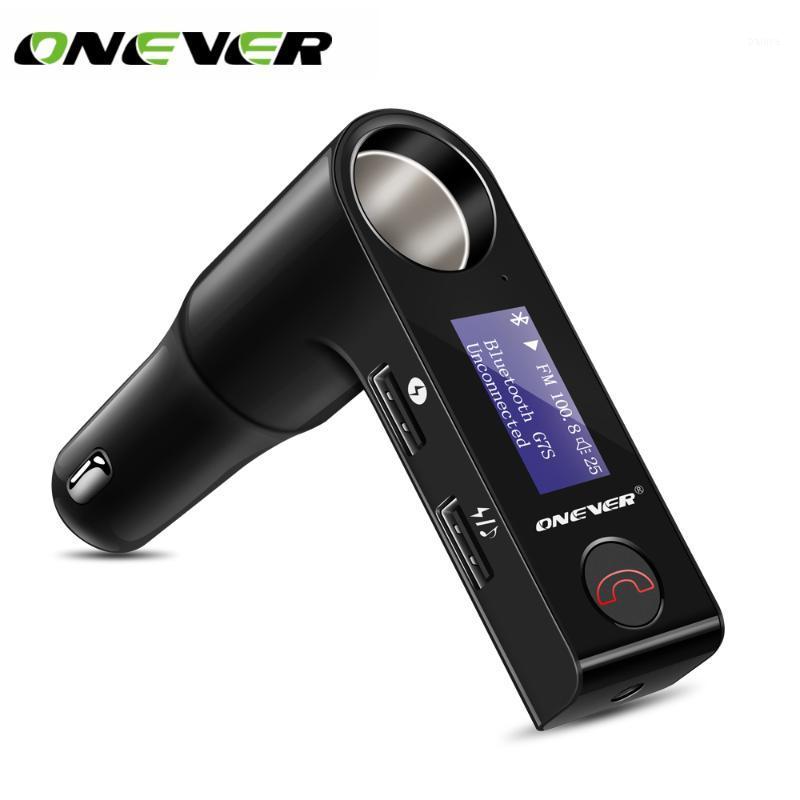 Onever FM Transmitter Hands-free Car Kit Cigarette Lighter Port Wireless FM Modulator Rotating Screen Bluetooth Car MP3 Player1
Onever FM Transmitter Hands-free Car Kit Cigarette Lighter Port Wireless FM Modulator Rotating Screen Bluetooth Car MP3 Player1