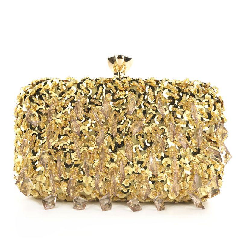 Women's Vintage Kiss Lock Beaded Sequin Flower Handbag Evening Clutch Shoulder Crossbody Bag Wedding Purse 28GD, Pk
Women's Vintage Kiss Lock Beaded Sequin Flower Handbag Evening Clutch Shoulder Crossbody Bag Wedding Purse 28GD, Pk